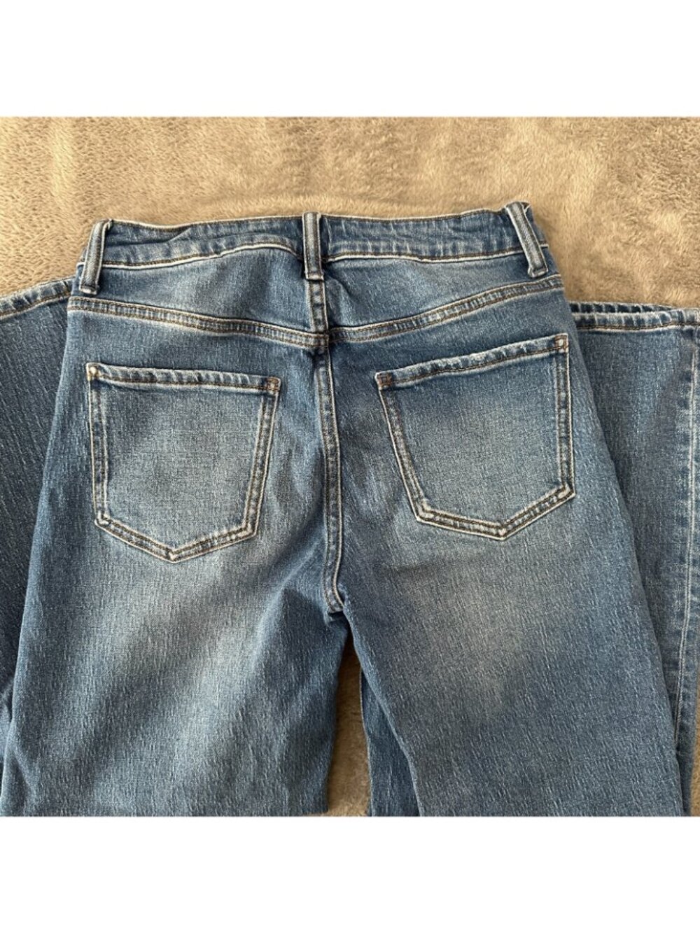 Quince Bella High Rise Stretch Relaxed Straight Leg Jeans Women's size 28 - Picture 8 of 8